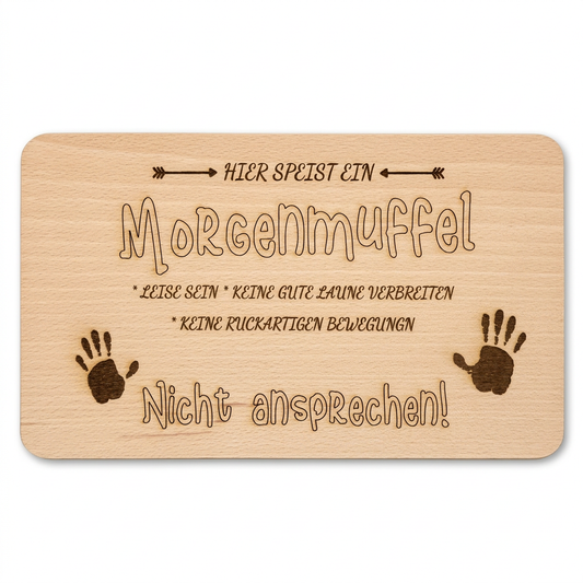 Neue Freistellung des Morgenmuffel-Brettchens
