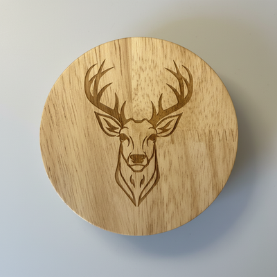 Optimiertes Produktbild - Aschenbecher mit Hirschkopf