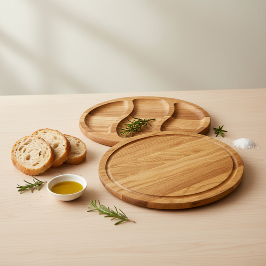 Snackbrett minimalistisch dekoriert