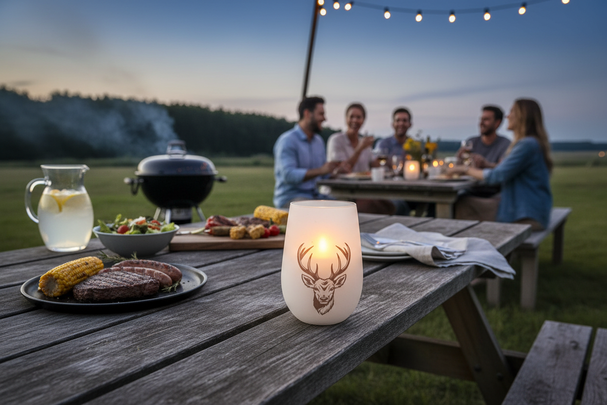 Stölzle Windlicht beim Grillen - Bild 1