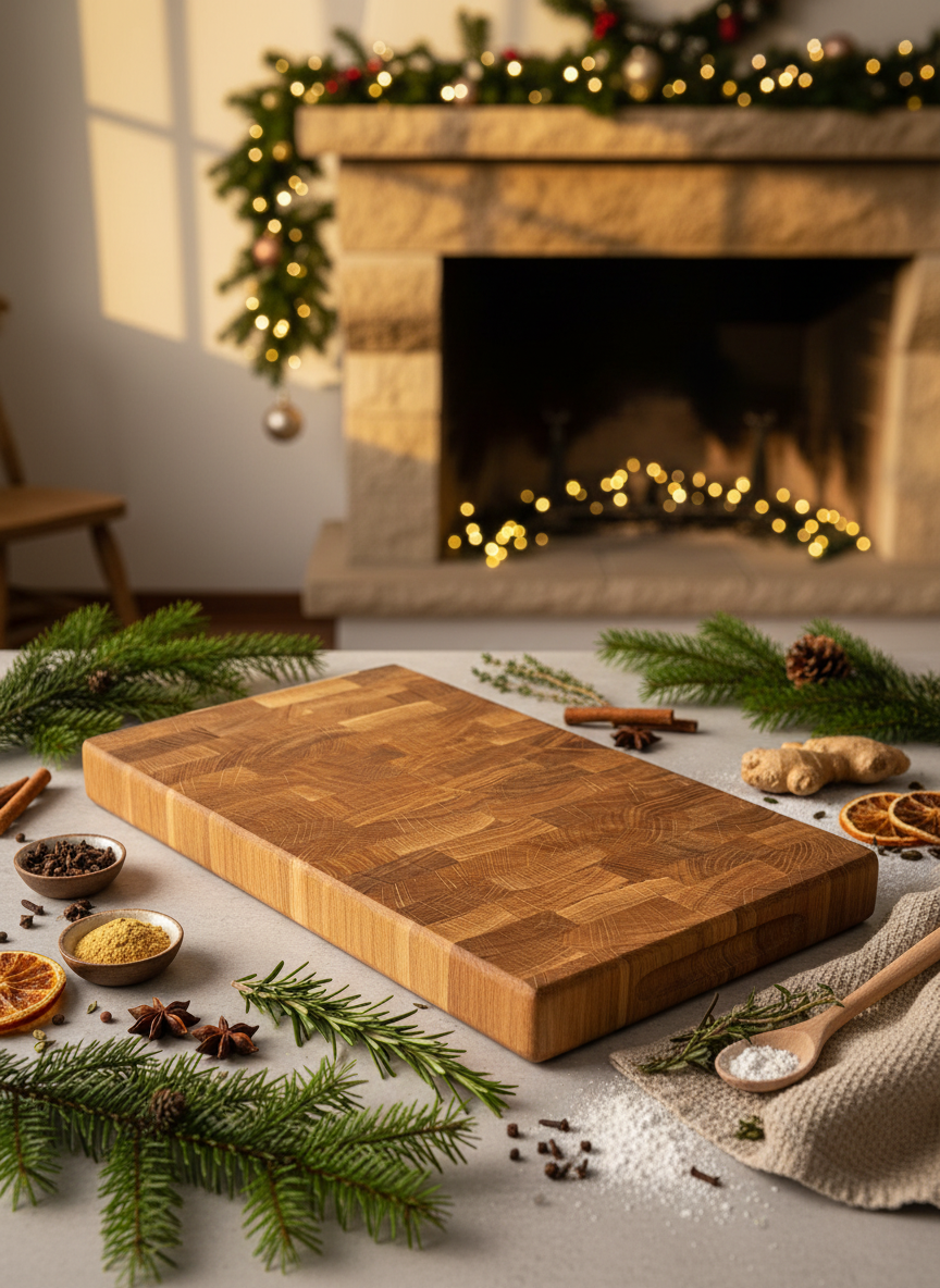 Stirnholz Arbeitsbrett Eiche