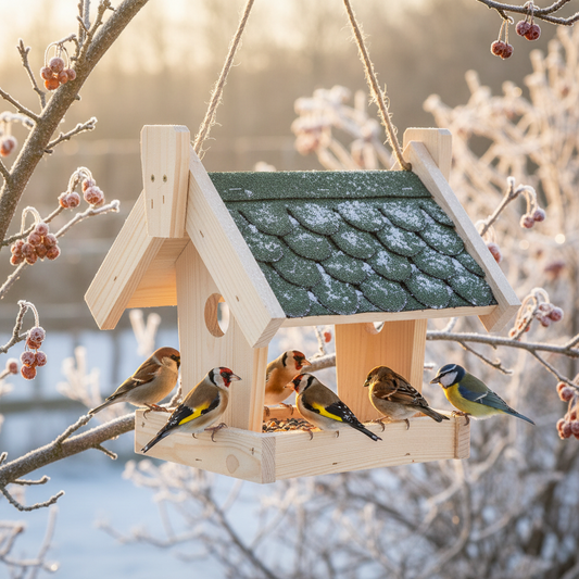 Vogelhaus Winterfütterung