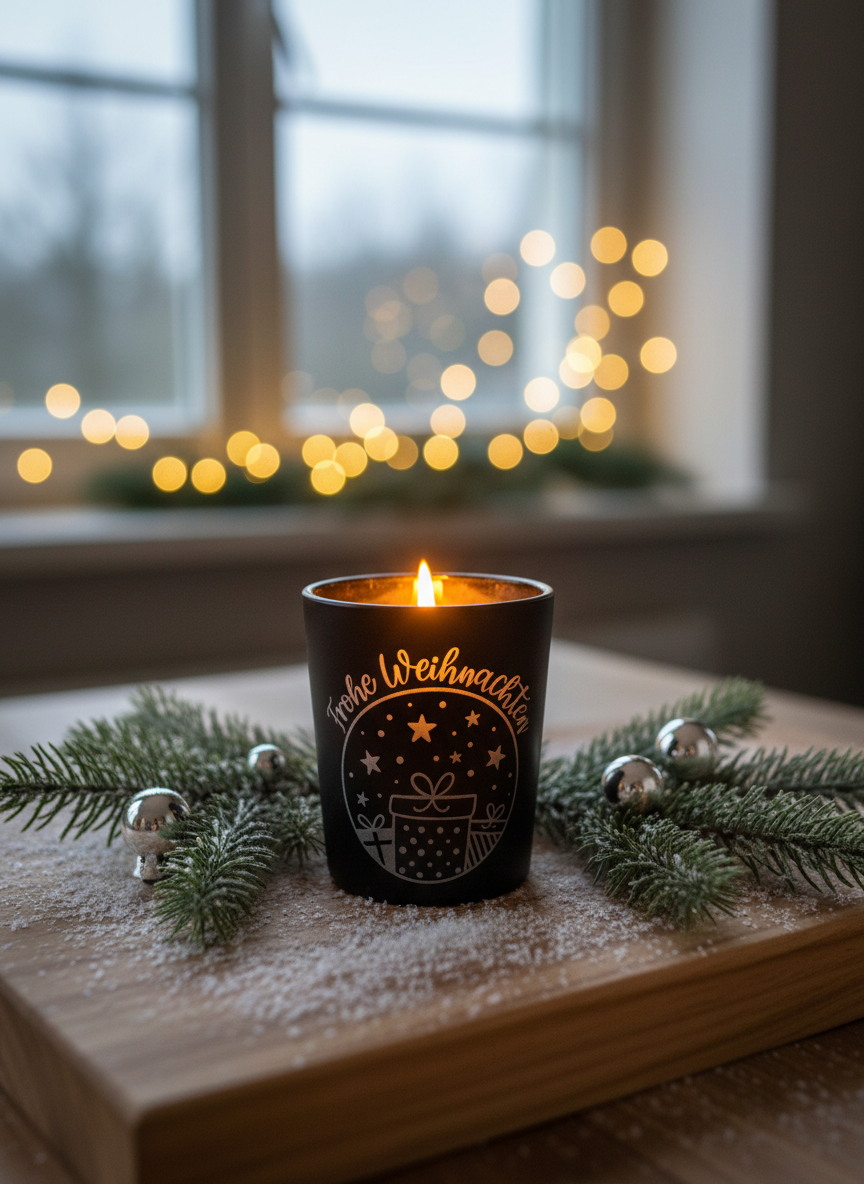 Weihnachtliches Windlicht - Lifestyle